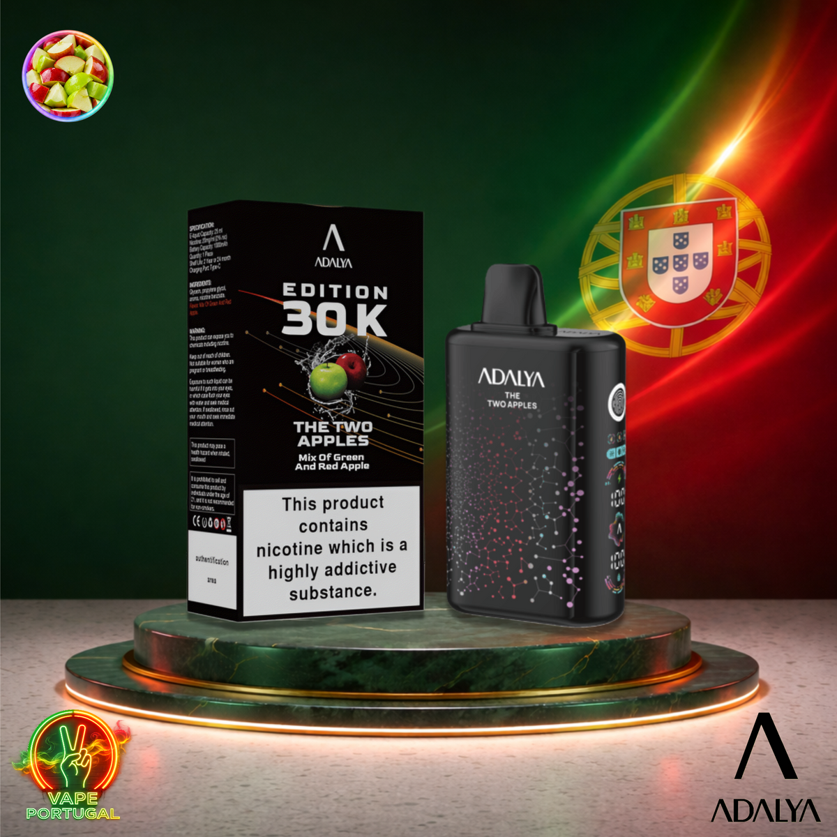 Adalya Edition 30K Puffs | Vape Descartável Portugal 2% Nicotina