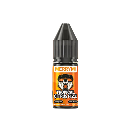 Líquido MerryMi Salts 30ml com sais de nicotina 5% (50mg/ml) para pod – sabor intenso e absorção rápida mais barato