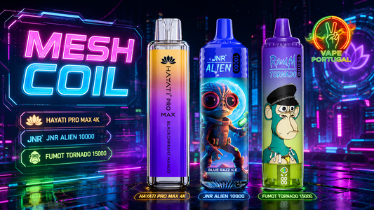 O que é Mesh Coil num vape descartável?