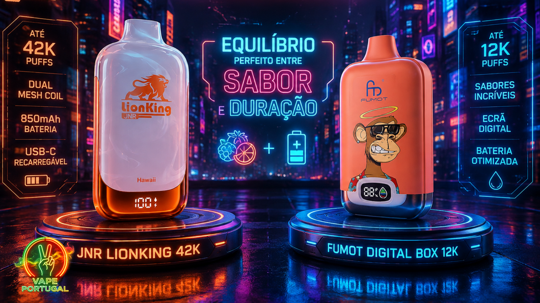 Como encontrar o equilíbrio perfeito de sabor e duração num vape descartável?