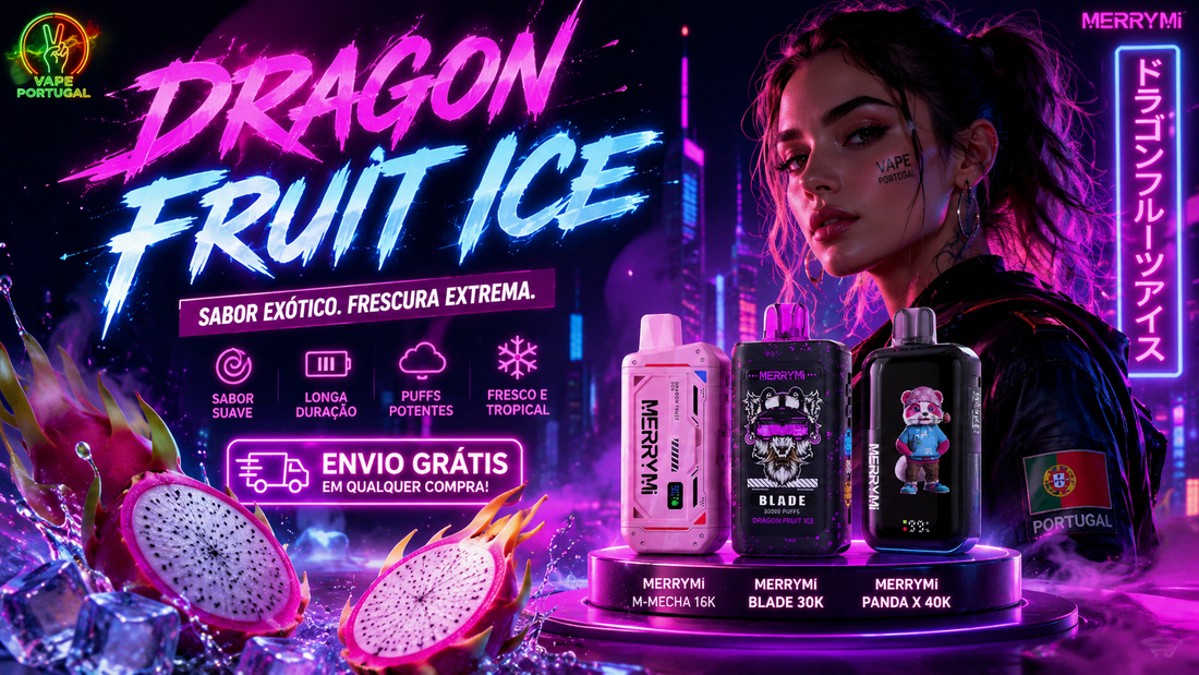 Qual é o sabor Dragon Fruit Ice?