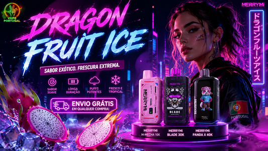 Qual é o sabor Dragon Fruit Ice?