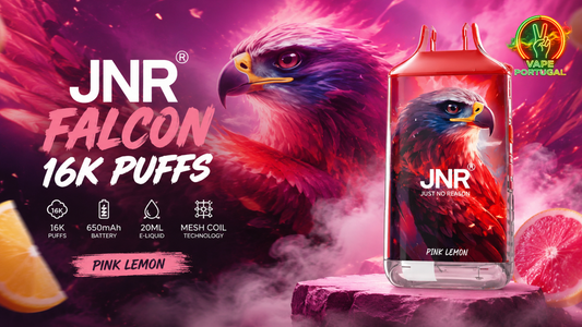JNR Falcon 16K Puffs: Potência, Autonomia e Sabores Intensos