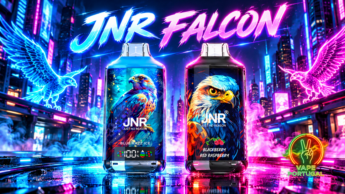 JNR Falcon 16K vs JNR Falcon X 18K: qual vape escolher?