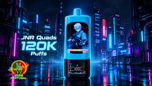 JNR Quads 120K: o vape descartável premium que está a revolucionar Portugal