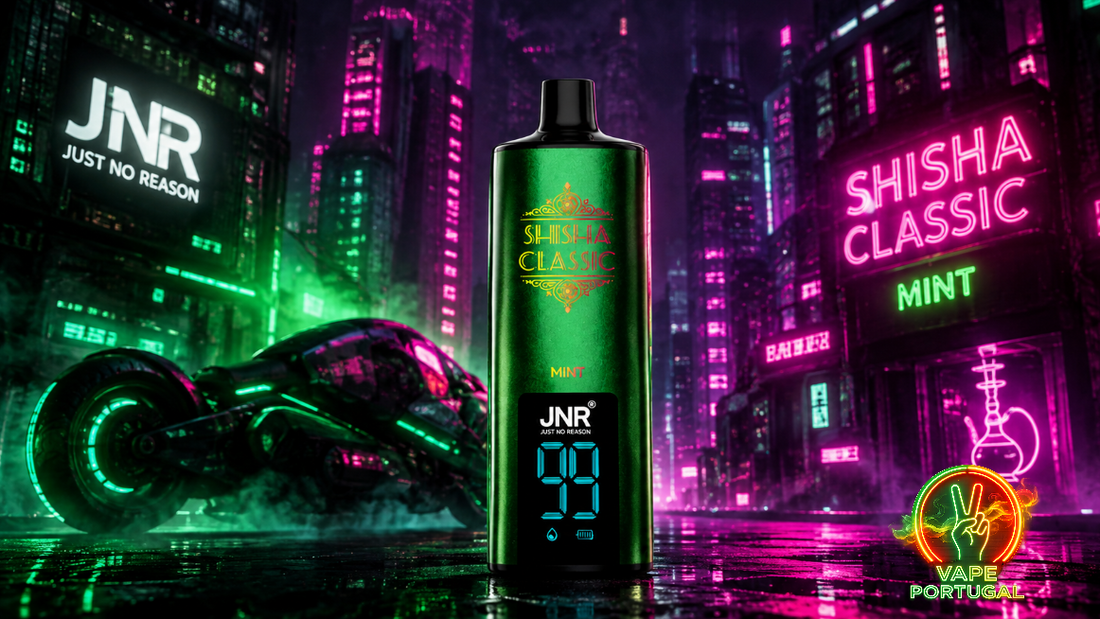 JNR Shisha Classic 46K Puffs: O Vape Descartável Premium que Está a Conquistar Portugal