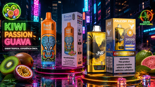 Qual é o sabor Kiwi Passion Guava?
