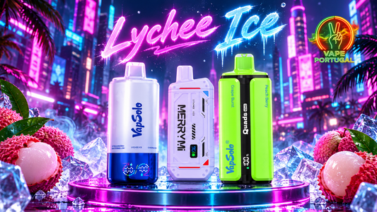 Qual é o sabor Lychee Ice? Descobre esta combinação tropical irresistível