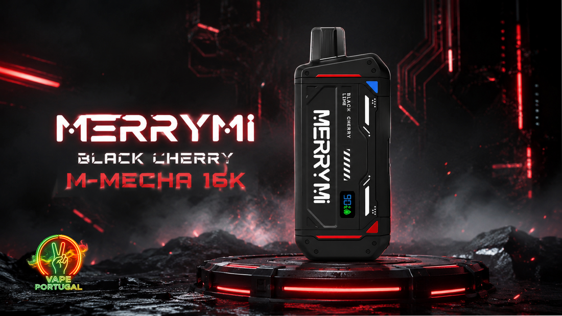 MerryMi M-Mecha 16K: o vape descartável futurista que está a conquistar Portugal