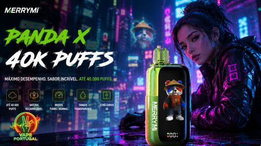 MerryMi Panda X 40K: Um dos Vapes Descartáveis Mais Avançados de 2026