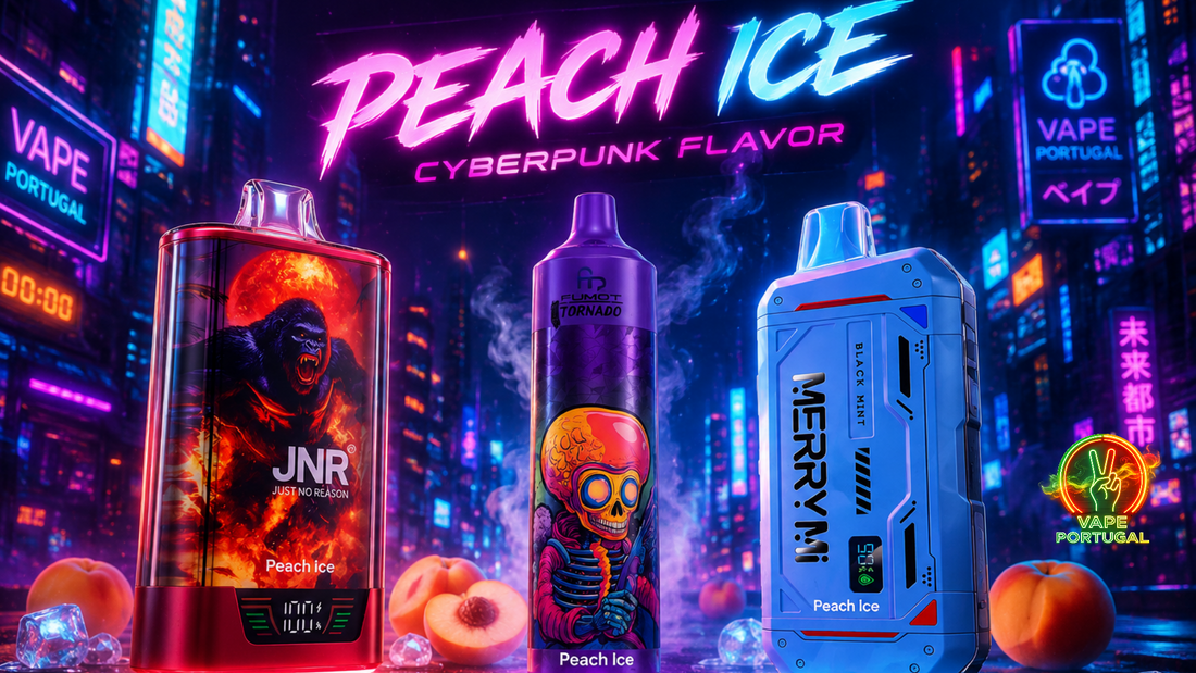 Peach Ice: o sabor de pêssego fresco e refrescante nos vapes descartáveis