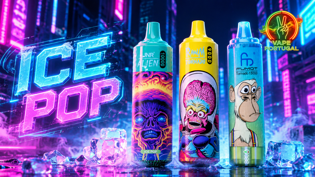 Qual é o sabor Ice Pop?
