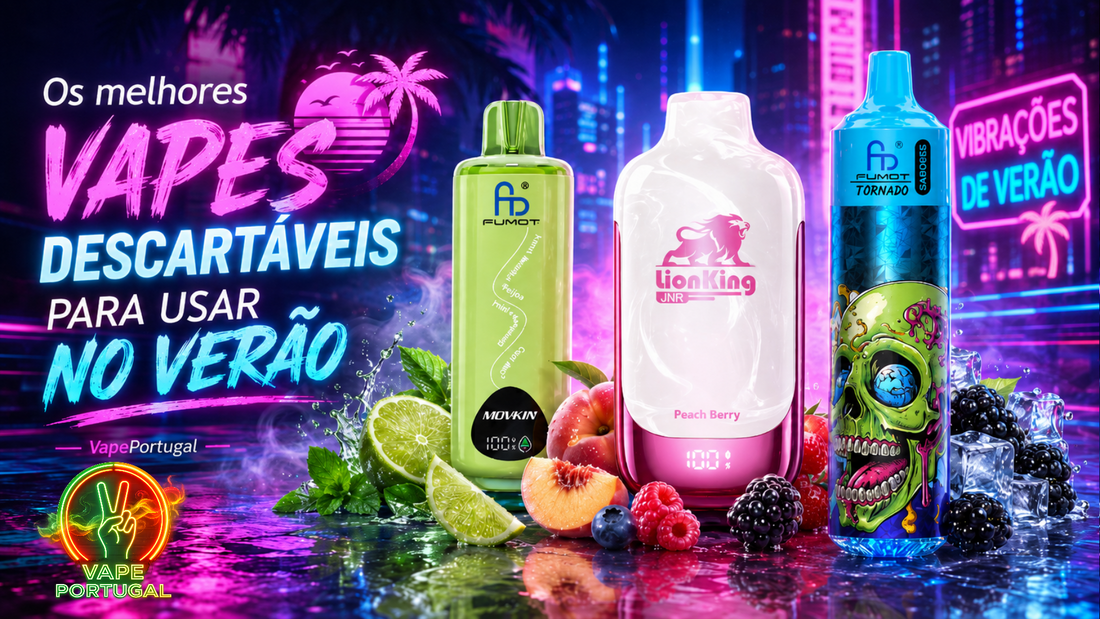 Os melhores vapes descartáveis para usar no verão