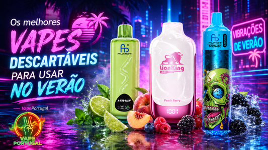 Os melhores vapes descartáveis para usar no verão