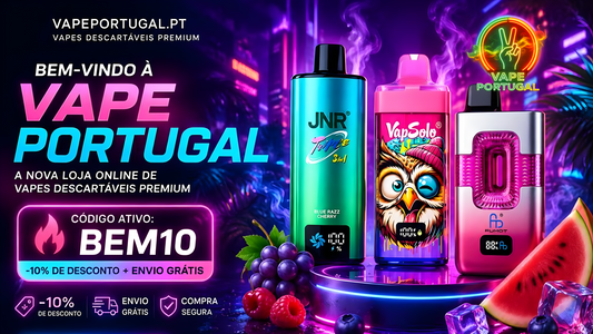 Bem-vindo à VapePortugal.pt – A Nova Loja Online de Vapes Descartáveis Premium em Portugal