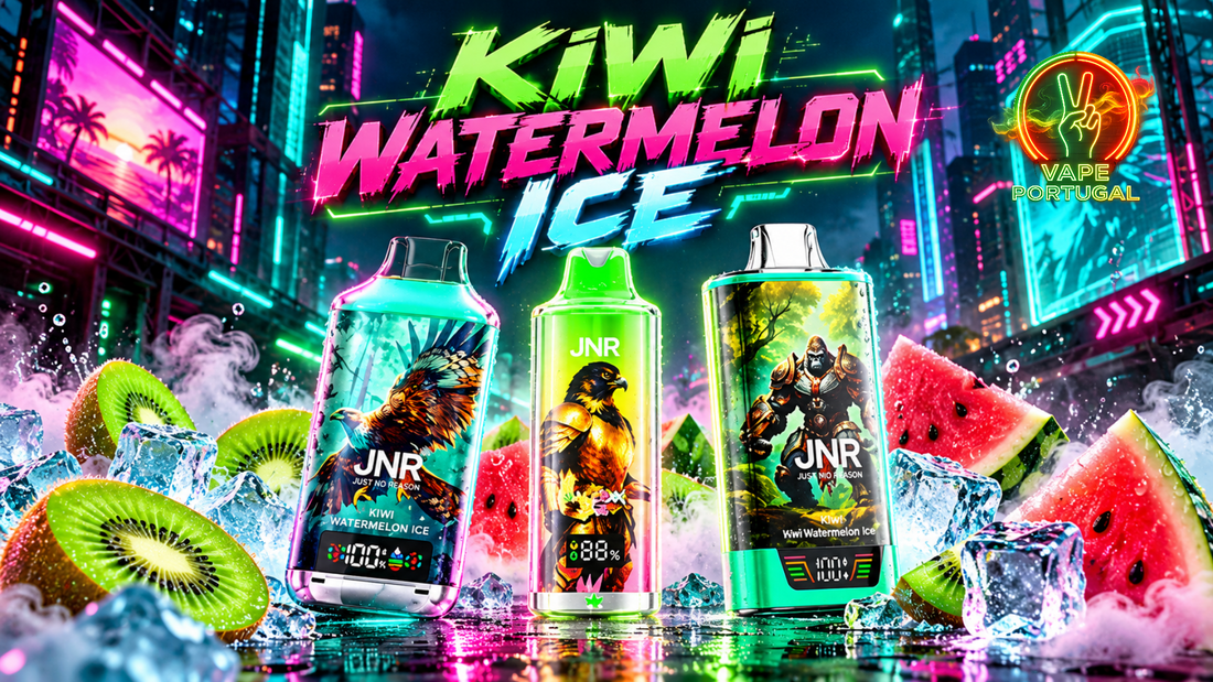 Qual é o sabor Kiwi Watermelon Ice?