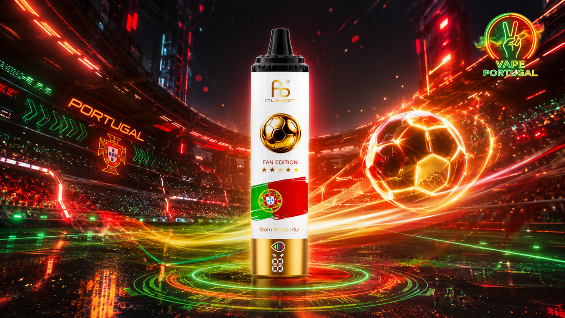 Vapes Exclusivos: Descobre o Fumot Tornado 15K Fan Edition para o Mundial 2026