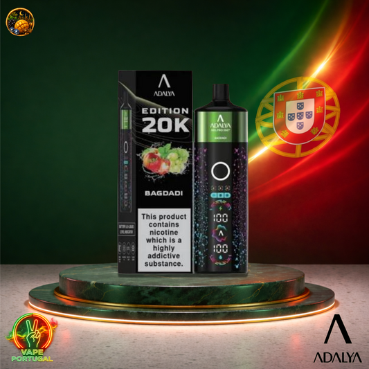 Vape descartável Adalya ADL PRO360 20K sabor Bagdadi 20000 puffs 20K tragadas ao preço mais barato