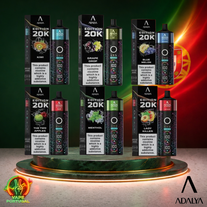 Vape descartável Adalya ADL PRO360 20K Portugal vários sabores 20000 puffs 20K tragadas mais barato (vista frontal)
