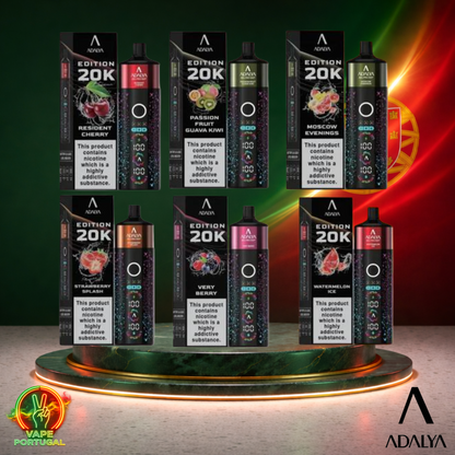 Vape descartável Adalya ADL PRO360 20K Portugal vários sabores 20000 puffs 20K tragadas mais barato (vista lateral)
