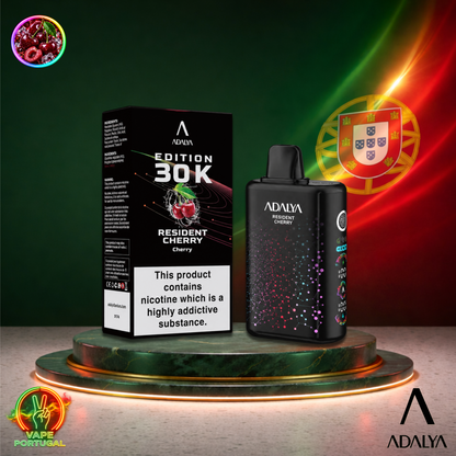 Vape descartável Adalya Edition 30K Resident Cherry 30000 puffs comprar em Portugal