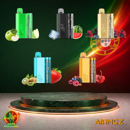 Vape descartável AirMez 12K sabor Vários Sabores 12000 puffs 12K tragadas mais barato