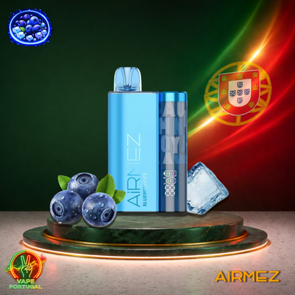 Vape descartável AirMez 12K sabor Blueberry Ice 12000 puffs 12K tragadas mais barato