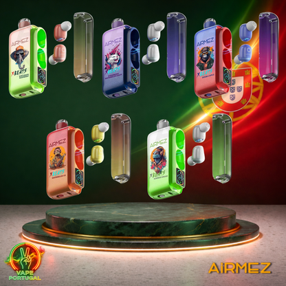 Vape descartável AirMez X Beats 40K sabor Vários Sabores 40000 puffs 40K tragadas mais barato