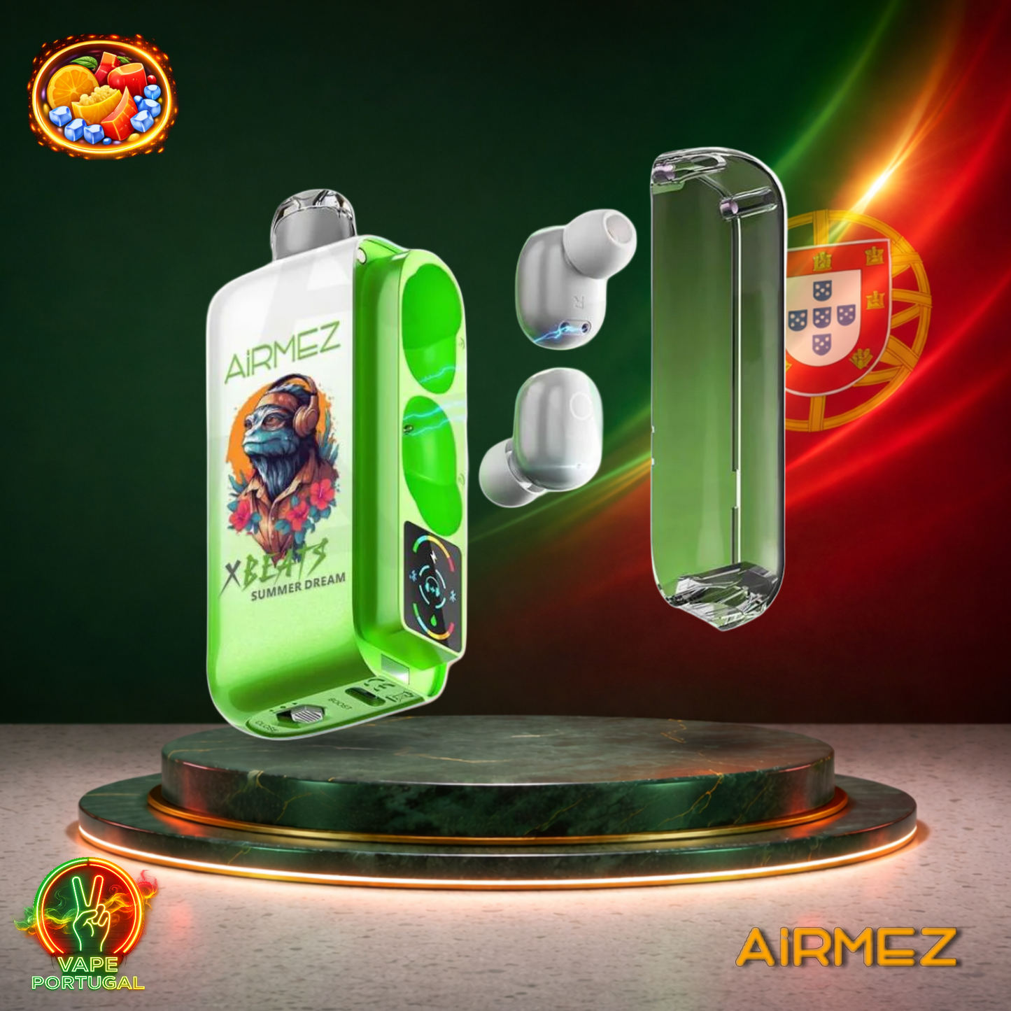 Vape descartável AirMez X Beats 40K sabor Summer Dream 40000 puffs 40K tragadas mais barato