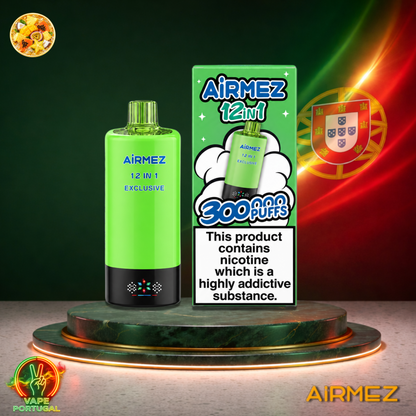 AiRMEZ Exclusive 12em1 300K Puffs | Vape Descartável Portugal 2% Nicotina