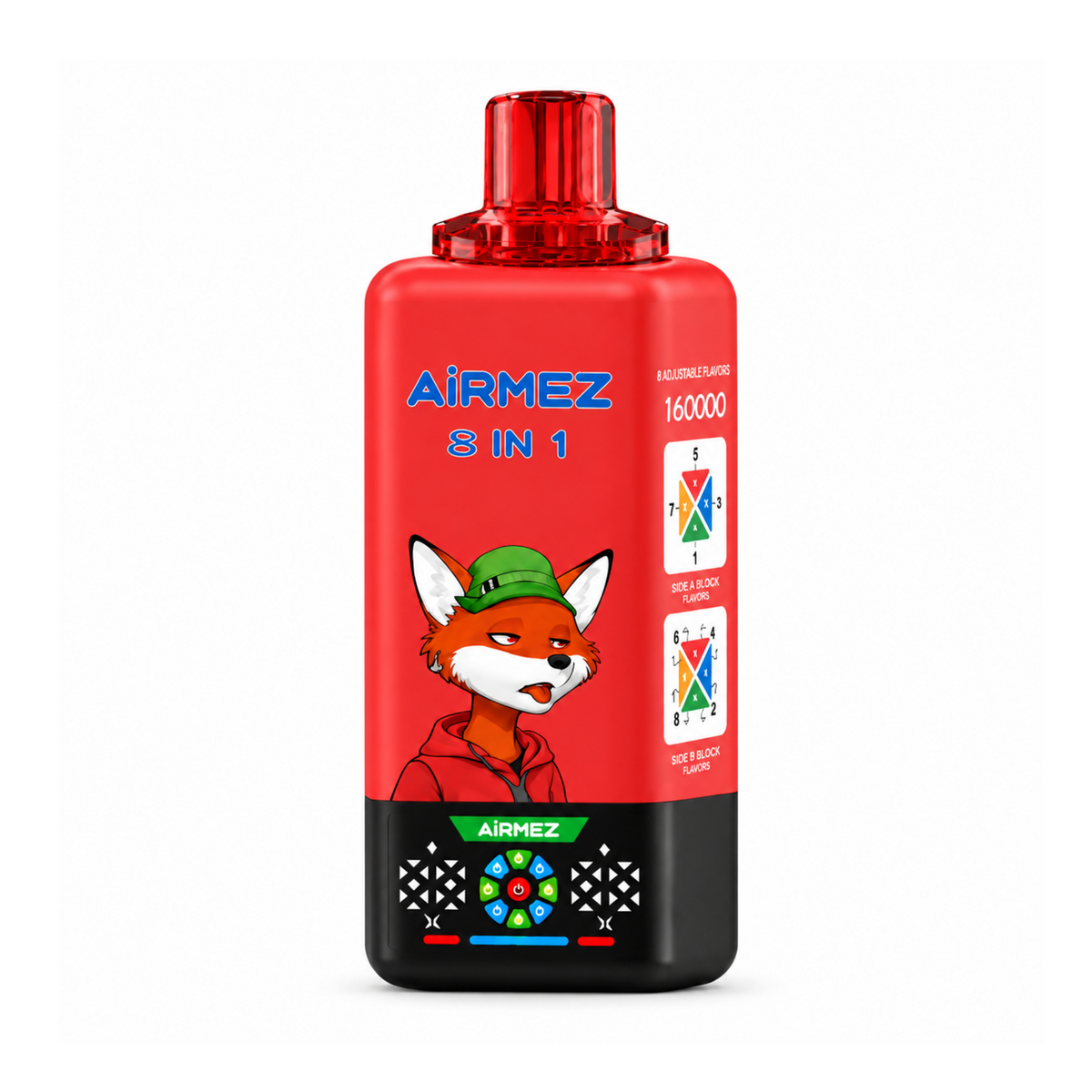 AiRMEZ Fox 8em1 160K Puffs | Vape Descartável Portugal 2% Nicotina