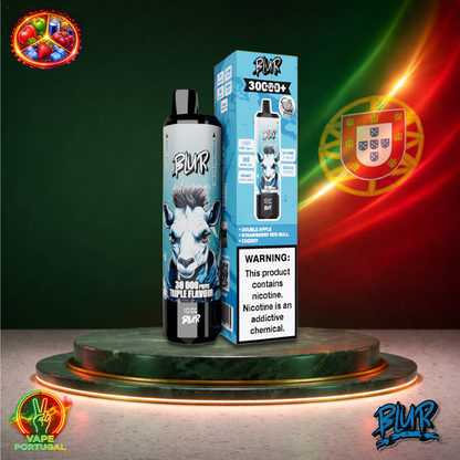 Vape descartável Blur 30K sabor Double Apple Strawberry Red Bull Cherry 30000 puffs 30K tragadas mais barato
