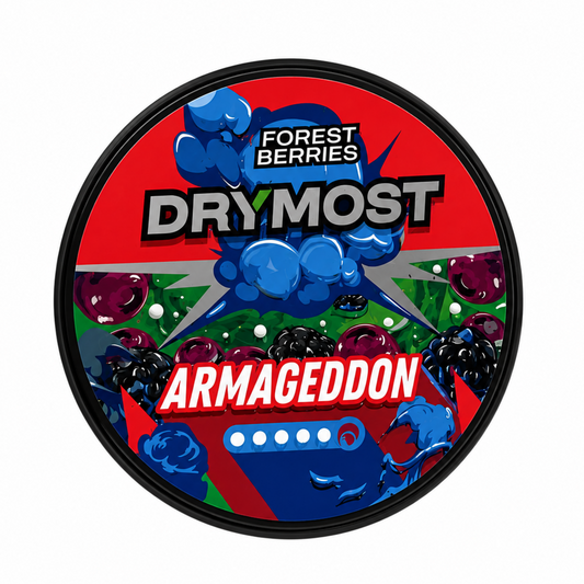 DRYMOST Armageddon 36mg bolsas de nicotina Portugal snus sem tabaco 22 unidades ultra fortes