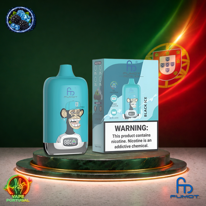 Vape descartável Fumot Digital Box 12K sabor Black Ice 12000 puffs 12K tragadas mais barato