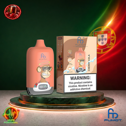 Vape descartável Fumot Digital Box 12K sabor Cherry Cola 12000 puffs 12K tragadas mais barato