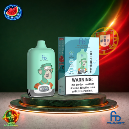Vape descartável Fumot Digital Box 12K sabor Watermelon Ice 12000 puffs 12K tragadas mais barato