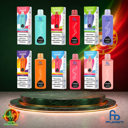 Vape descartável Fumot Eco 3 em 1 24K sabor Vários Sabores 24000 puffs 24K tragadas mais barato