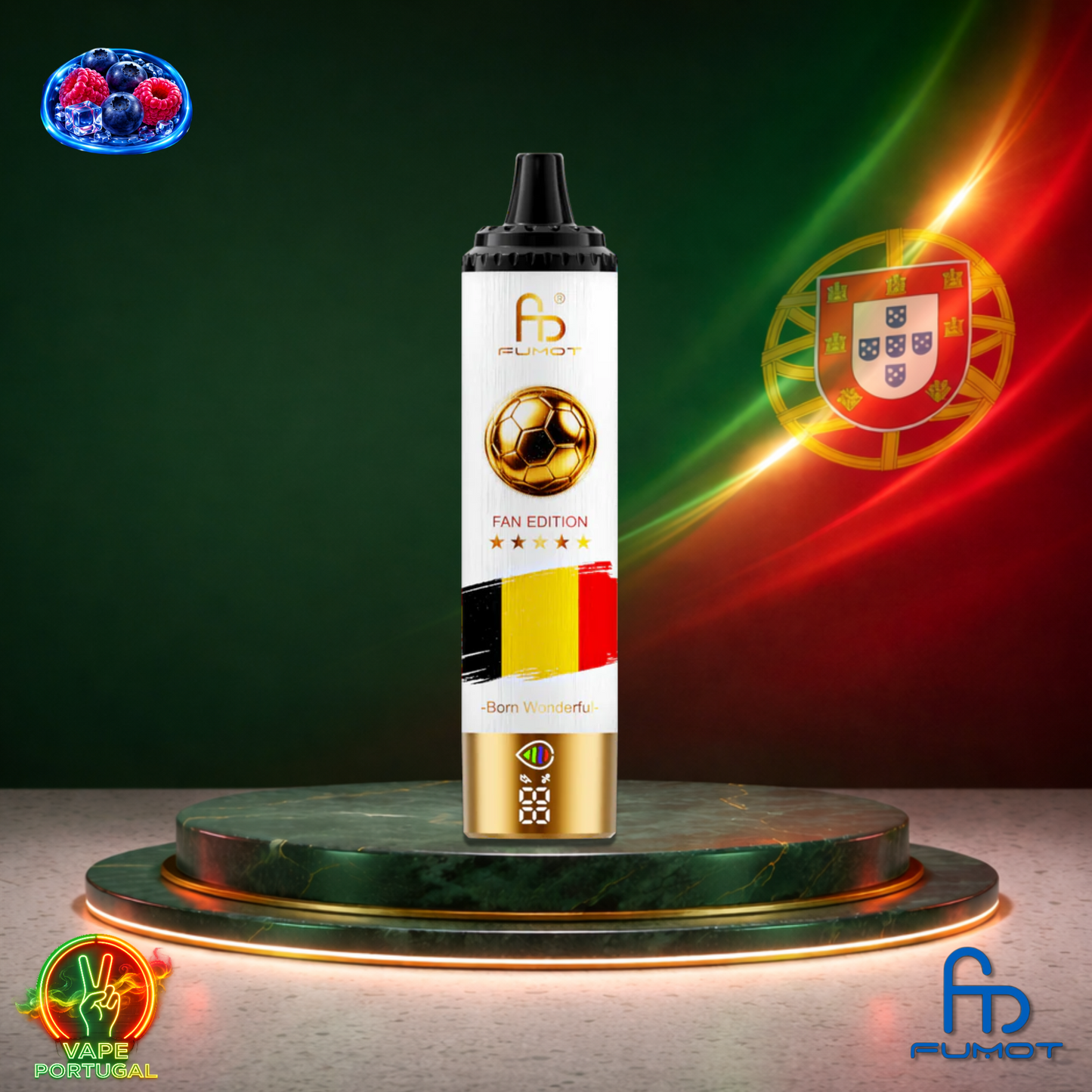 Fumot Tornado 15K Fan Edition Puffs | Vape Descartável Portugal 2% Nicotina