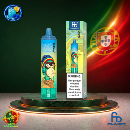 Vape descartável Fumot RandM Tornado 15K sabor Blue Razz Lemonade 15000 puffs 15K tragadas mais barato