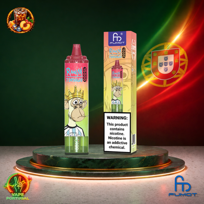 Vape descartável Fumot RandM Tornado 15K sabor Ice Tea Peach Ice 15000 puffs 15K tragadas mais barato