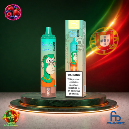 Vape descartável Fumot RandM Tornado 15K sabor Triple Berry 15000 puffs 15K tragadas mais barato