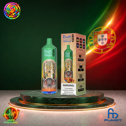 Vape descartável Fumot RandM Tornado 9K sabor Rainbow Candy 9000 puffs 9K tragadas mais barato