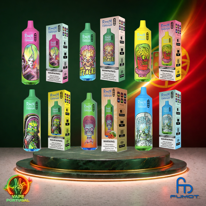 Vape descartável Fumot RandM Tornado 9K sabor Vários Sabores 9000 puffs 9K tragadas mais barato