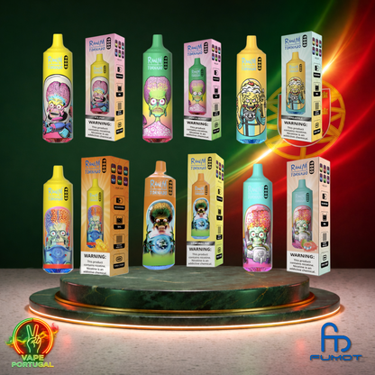 Vape descartável Fumot RandM Tornado 9K sabor Vários Sabores 9000 puffs 9K tragadas mais barato