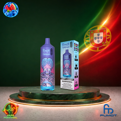 Vape descartável Fumot RandM Tornado 9K sabor Watermelon Brazz Ice 9000 puffs 9K tragadas mais barato