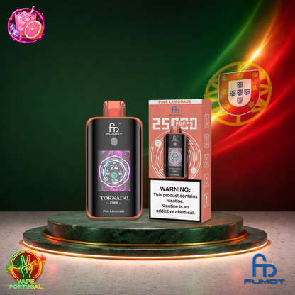 Vape descartável Fumot Tornado 25K sabor Pink Lemonade 25000 puffs 25K tragadas mais barato