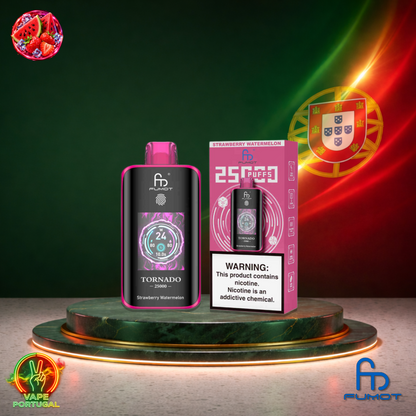 Vape descartável Fumot Tornado 25K sabor Strawberry Watermelon 25000 puffs 25K tragadas mais barato