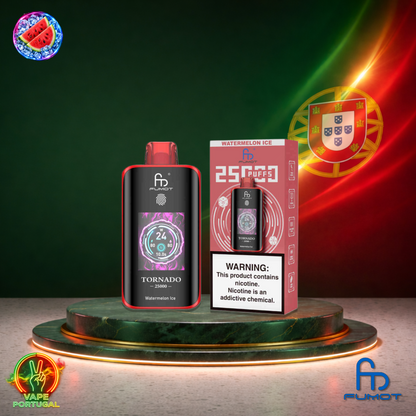 Vape descartável Fumot Tornado 25K sabor Watermelon Ice 25000 puffs 25K tragadas mais barato