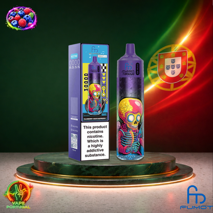 Vape descartável Fumot Tornado 30K sabor Blueberry Sour Raspberry 30000 puffs 30K tragadas mais barato