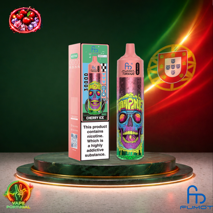 Vape descartável Fumot Tornado 30K sabor Cherry Ice 30000 puffs 30K tragadas mais barato